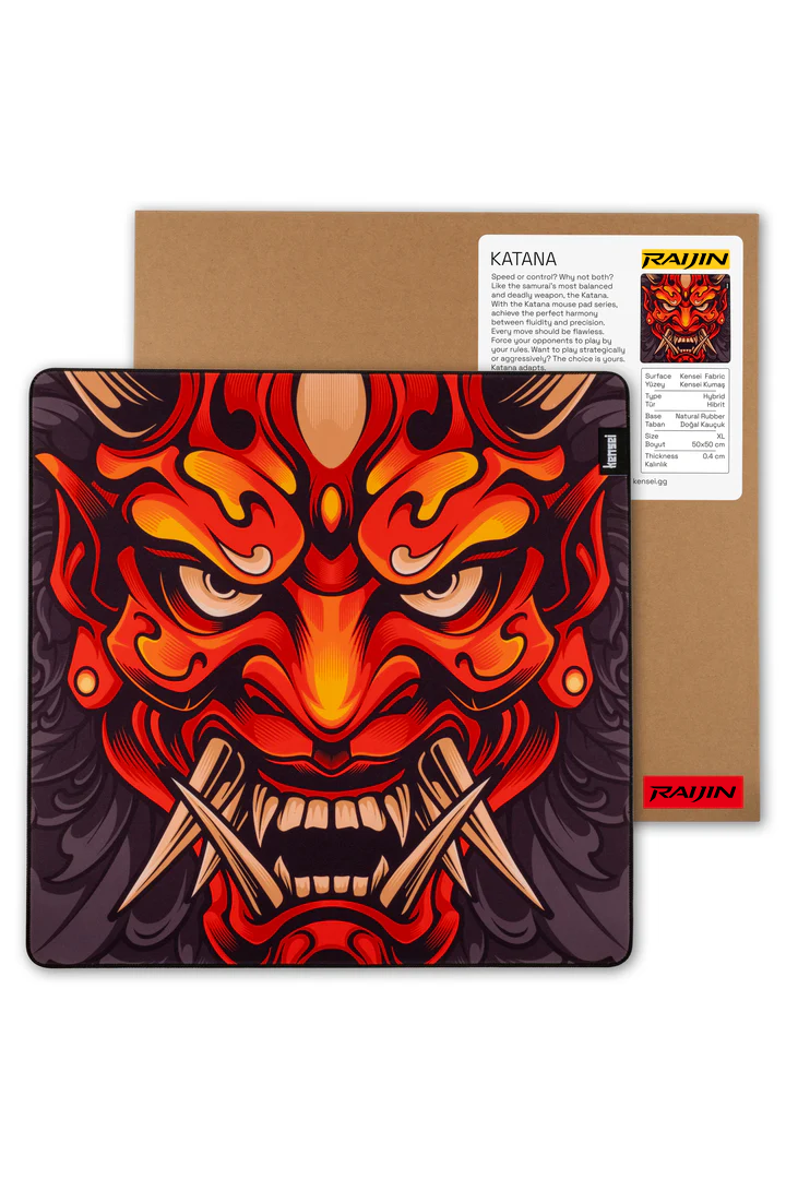 Raijin Red Oni Mousepad